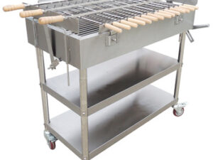 Charcoal BBQ grill (Stainless steel)