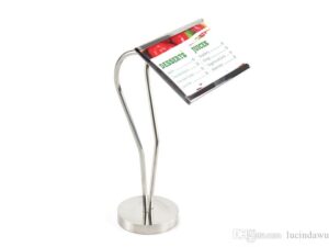 Stainless Steel Menu Tag