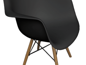 Scandinavian Armchair – Black